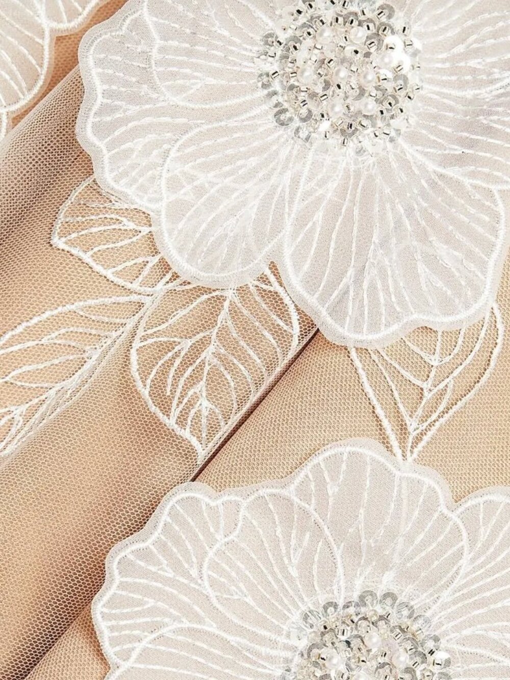 Elliatt Dahlia Mini Dress - Ivory/Nude - Picture 5 of 5